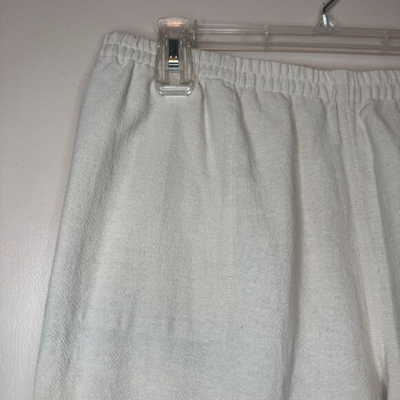 SOFT SURROUNDINGS womens size medium M 100% cotton gauzy button leg casual pants - Picture 3 of 8